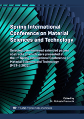 E-book, Spring International Conference on Material Sciences and Technology, Trans Tech Publications Ltd