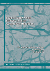 eBook, Leagile Supply Chain Strategy in Asian Automotive Production, Trans Tech Publications Ltd