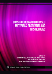 E-book, Construction and Bio-Based Materials : Properties and Technologies, Trans Tech Publications Ltd