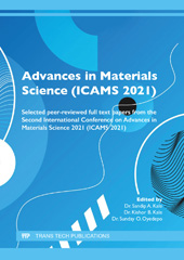 E-book, Advances in Materials Science (ICAMS 2021), Trans Tech Publications Ltd