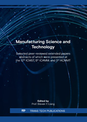 E-book, Manufacturing Science and Technology, Trans Tech Publications Ltd