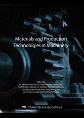 E-book, Materials and Production Technologies in Machinery, Trans Tech Publications Ltd
