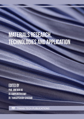 E-book, Materials Research, Technologies and Application, Trans Tech Publications Ltd