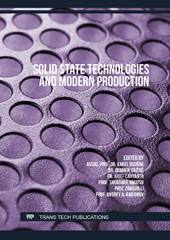 E-book, Solid State Technologies and Modern Production, Trans Tech Publications Ltd