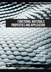 eBook, Functional Materials : Properties and Application, Trans Tech Publications Ltd