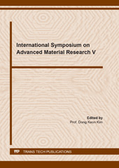 eBook, International Symposium on Advanced Material Research V, Trans Tech Publications Ltd