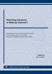 eBook, Workshop Advances in Materials Science II, Trans Tech Publications Ltd