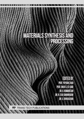 E-book, Materials Synthesis and Processing, Trans Tech Publications Ltd