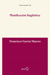 eBook, Planificación lingüística, García Marcos, Francisco Joaquín, Universidad de Almería