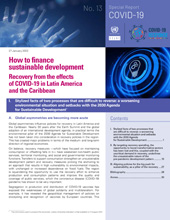 eBook, How to Finance Sustainable Development : Recovery From the Effects of Covid-19 in Latin America and the Caribbean, United Nations Publications