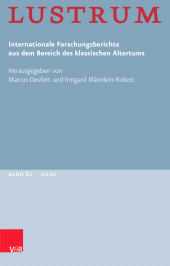 m, Lustrum Band 62 - 2020 : Internationale Forschungsberichte aus dem Bereich des klassischen Altertums, Vandenhoeck & Ruprecht