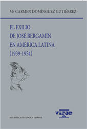 E-book, El exilio de José Bergamín en América Latina (1939-1954), Visor libros