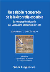 eBook, Un eslabón recuperado de la lexicografía española : la reimpresión retocada del Diccionario académico de 1780, Visor libros