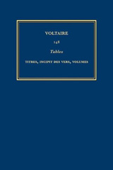 eBook, Œuvres complètes de Voltaire (Complete Works of Voltaire) 148 : Tables, Voltaire Foundation