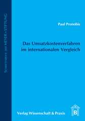 E-book, Das Umsatzkostenverfahren im internationalen Vergleich. : Beschreibung des Aufbaus sowie der einzelnen Posten nach HGB, IFRS und US-GAAP., Verlag Wissenschaft & Praxis