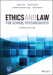 E-book, Ethics and Law for School Psychologists, Wiley
