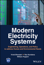 E-book, Modern Electricity Systems : Engineering, Operations, and Policy to Address Human and Environmental Needs, John Wiley & Sons