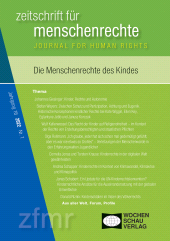 m, Die Menschenrechte des Kindes : zeitschrift für menschenrechte 1/2022, Wochenschau Verlag