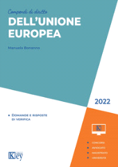 E-book, Compendio di diritto dell'Unione Europea, Bonanno, Manuela, Key editore