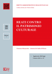 eBook, Reati contro il patrimonio culturale, Musacchio, Vincenzo, Key editore
