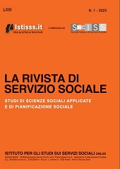 Issue, La rivista di servizio sociale : LXIII, 1, 2023, Istituto per gli studi sui servizi sociali