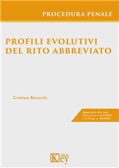 eBook, Profili evolutivi del rito abbreviato, Baiocchi, Cristian, Key editore