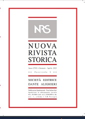 Fascicolo, Nuova rivista storica : CVII, 1, 2023, Società editrice Dante Alighieri