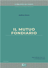 eBook, Il mutuo fondiario, Greco, Andrea, 1971-, Key editore