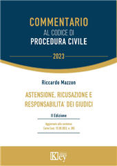 E-book, Astensione, ricusazione e responsabilità  dei giudici : aggiornato alla sentenza Corte Cost. 15.09.2022, n. 205, Key editore