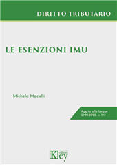 eBook, Le esenzioni IMU, Macalli, Michela, Key editore