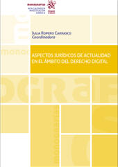 E-book, Aspectos jurídicos de actualidad en el ámbito del derecho digital, Tirant lo Blanch