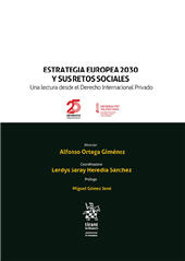 E-book, Estrategia europea 2030 y sus retos sociales : una lectura desde el derecho internacional privado, Tirant lo Blanch