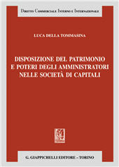 eBook, Disposizione del patrimonio e poteri degli amministratori nelle società di capitali, G. Giappichelli