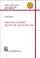 eBook, Voluntas ut ratio : sullo statuto della volontà nel diritto penale, G. Giappichelli