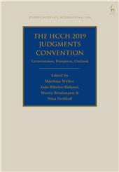 E-book, The HCCH 2019 Judgments Convention : cornerstones, prospects, outlook, Hart Publishing