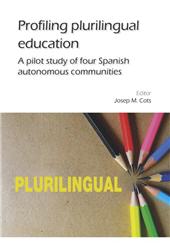 E-book, Profiling plurilingual education : a pilot study of four Spanish autonomous communities, Edicions de la Universitat de Lleida