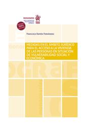 E-book, Medidas en el ámbito jurídico para el acceso a la vivienda de las personas en situación de vulnerabilidad social y económica, Tirant lo Blanch
