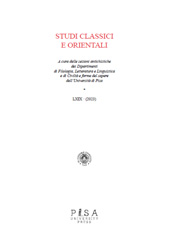 Artículo, In margine all'edizione critica della versione Filelfiana del De Ilio non capto di Dione Crisostomo, Pisa University Press