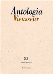 Fascicule, Antologia Vieusseux : XXIX, 85, 2023, Mandragora
