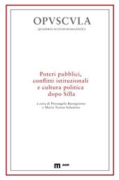 eBook, Poteri pubblici, conflitti istituzionali e cultura politica dopo Silla, EUM