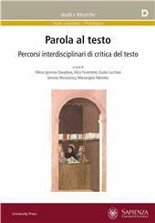 Chapter, Don Denis di Portogallo e la tradizione lirica galloromanza : ipotesi intertestuali, Sapienza Università Editrice