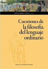 eBook, Cuestiones de la filosofía del lenguaje ordinario, Prensas de la Universidad de Zaragoza