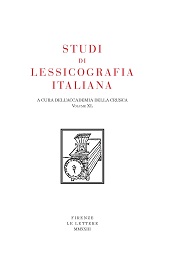 Issue, Studi di lessicografia italiana : XL, 2023, Le Lettere