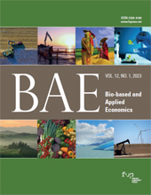 Fascicolo, Bio-based and Applied Economics : 12, 1, 2023, Firenze University Press