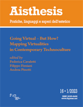 Heft, Aisthesis : pratiche, linguaggi e saperi dell'estetico : 16, 1, 2023, Firenze University Press