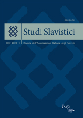 Fascículo, Studi slavistici : rivista dell'associazione italiana degli Slavisti : XX, 1, 2023, Firenze University Press