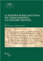 eBook, La signoria rurale nell'Italia del tardo Medioevo, Bettotti, Marco, Firenze University Press
