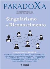 Articolo, Il riconoscimento nell'era del singolarismo : libertà - giustizia sociale - emancipazione, Mimesis