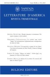 Fascicule, Letterature d'America : rivista trimestrale : XLIII, 193, 2023, Bulzoni