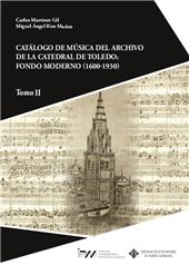 eBook, Catálogo de música del Archivo de la Catedral de Toledo : fondo moderno (1600-1930), Ediciones de la Universidad de Castilla-La Mancha